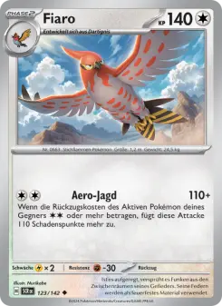 Pokémon-Karte Fiaro 123/142