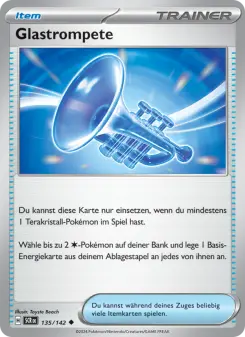 Pokémon-Karte Glastrompete 135/142