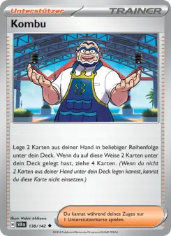 Pokémon-Karte Kombu 138/142