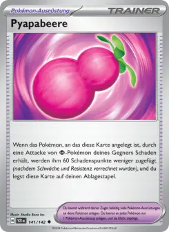 Pokémon-Karte Pyapabeere 141/142