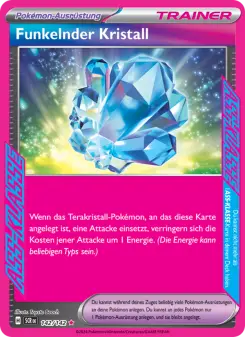 Pokémon-Karte Funkelnder Kristall 142/142