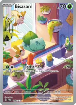 Pokémon-Karte Bisasam 143/142