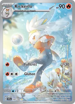 Pokémon-Karte Kickerlo 147/142