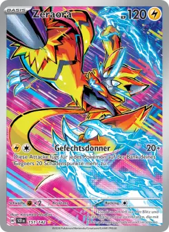 Pokémon-Karte Zeraora 151/142