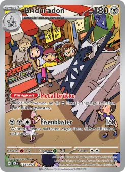 Pokémon-Karte Briduradon 155/142
