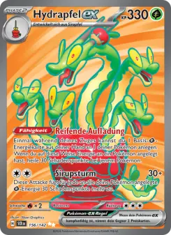 Pokémon-Karte Hydrapfel-ex 156/142