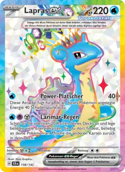 Pokémon-Karte Lapras-ex 158/142