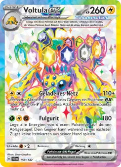 Pokémon-Karte Voltula-ex 159/142
