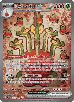 Pokémon-Karte Hydrapfel-ex 167/142