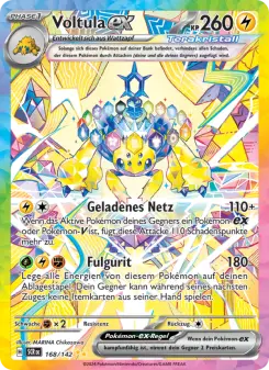 Pokémon-Karte Voltula-ex 168/142
