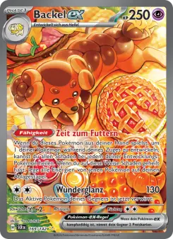 Pokémon-Karte Backel-ex 169/142