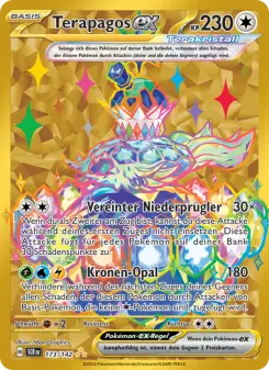 Pokémon-Karte Terapagos-ex 173/142