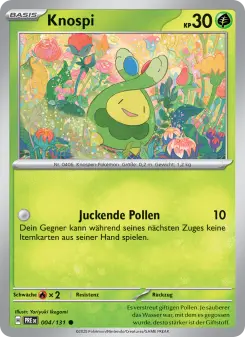 Pokémon-Karte Knospi 004/131