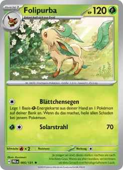 Pokémon-Karte Folipurba 005/131