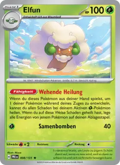 Pokémon-Karte Elfun 008/131