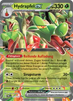 Pokémon-Karte Hydrapfel-ex 011/131