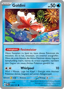 Pokémon-Karte Goldini 020/131