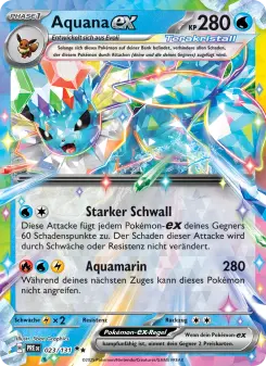 Pokémon-Karte Aquana-ex 023/131