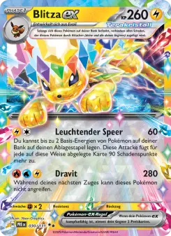 Pokémon-Karte Blitza-ex 030/131