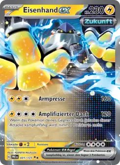 Pokémon-Karte Eisenhand-ex 031/131