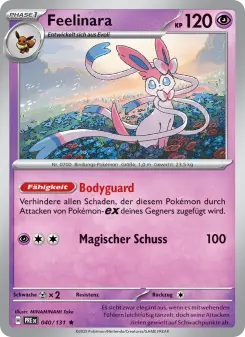 Pokémon-Karte Feelinara 040/131