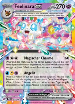 Pokémon-Karte Feelinara-ex 041/131