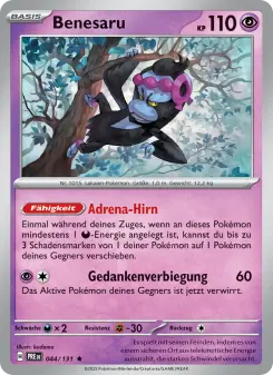 Pokémon-Karte Benesaru 044/131