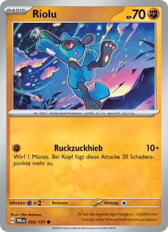 Pokémon-Karte Riolu 050/131