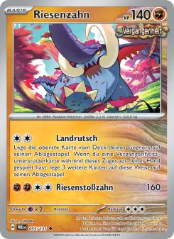 Pokémon-Karte Riesenzahn 055/131