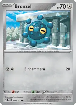 Pokémon-Karte Bronzel 066/131
