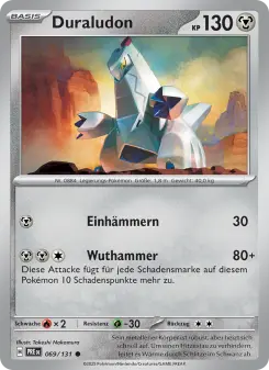 Pokémon-Karte Duraludon 069/131