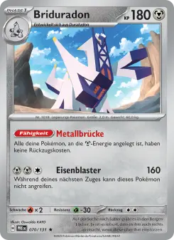 Pokémon-Karte Briduradon 070/131