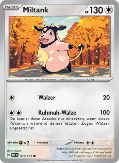 Pokémon-Karte Miltank 081/131