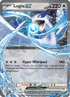 Pokémon-Karte Lugia-ex 082/131
