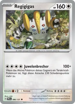 Pokémon-Karte Regigigas 086/131