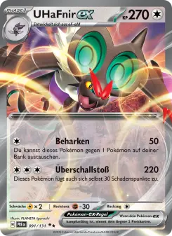 Pokémon-Karte UHaFnir-ex 091/131