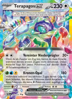 Pokémon-Karte Terapagos-ex 092/131
