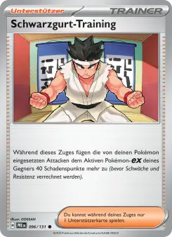 Pokémon-Karte Schwarzgurt-Training 096/131