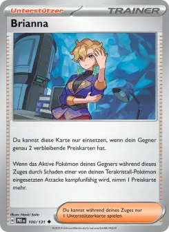 Pokémon-Karte Brianna 100/131