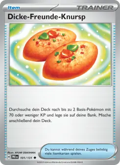 Pokémon-Karte Dicke-Freunde-Knursp 101/131