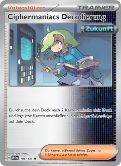 Pokémon-Karte Ciphermaniacs Decodierung 104/131
