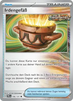 Pokémon-Karte Irdengefäß 106/131