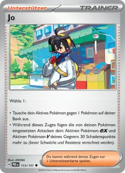 Pokémon-Karte Jo 113/131