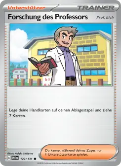Pokémon-Karte Forschung des Professors 122/131
