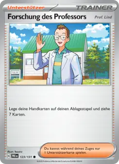 Pokémon-Karte Forschung des Professors 123/131