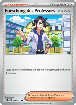 Pokémon-Karte Forschung des Professors 125/131