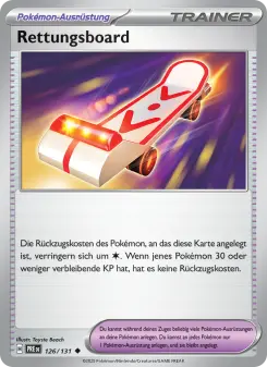 Pokémon-Karte Rettungsboard 126/131