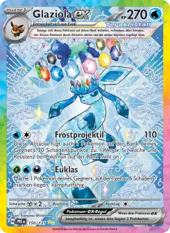 Pokémon-Karte Glaziola-ex 150/131