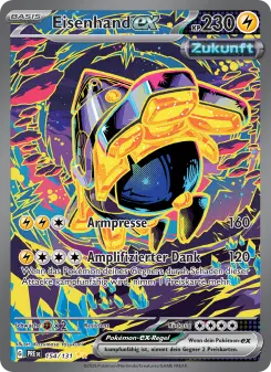 Pokémon-Karte Eisenhand-ex 154/131