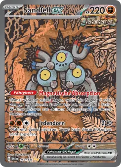 Pokémon-Karte Sandfell-ex 159/131